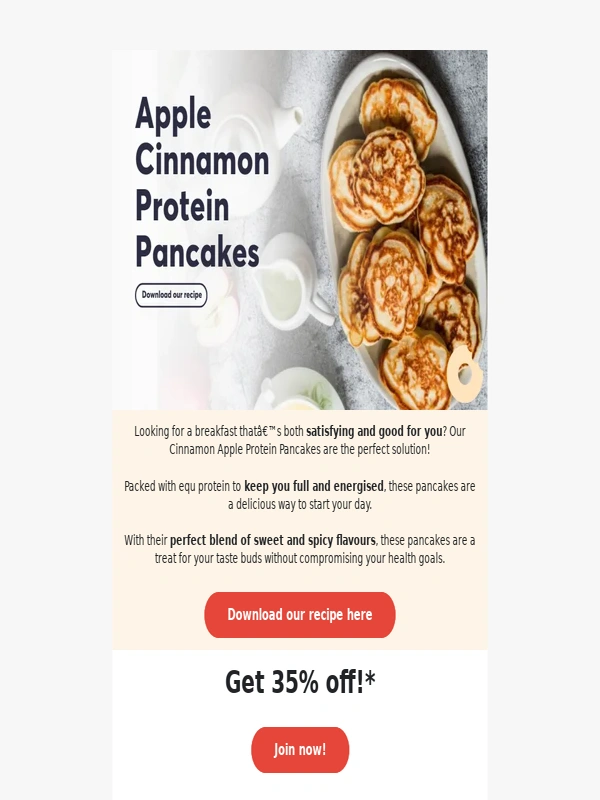 Equalution - Apple Cinnamon Pancakes everyone should try ?