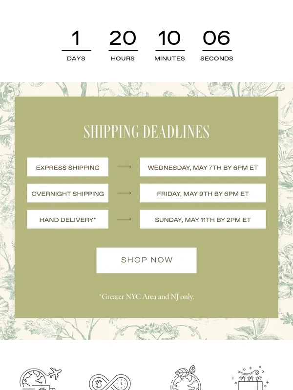 Venus ET Fleur - Upgraded Express Shipping,On Us ?