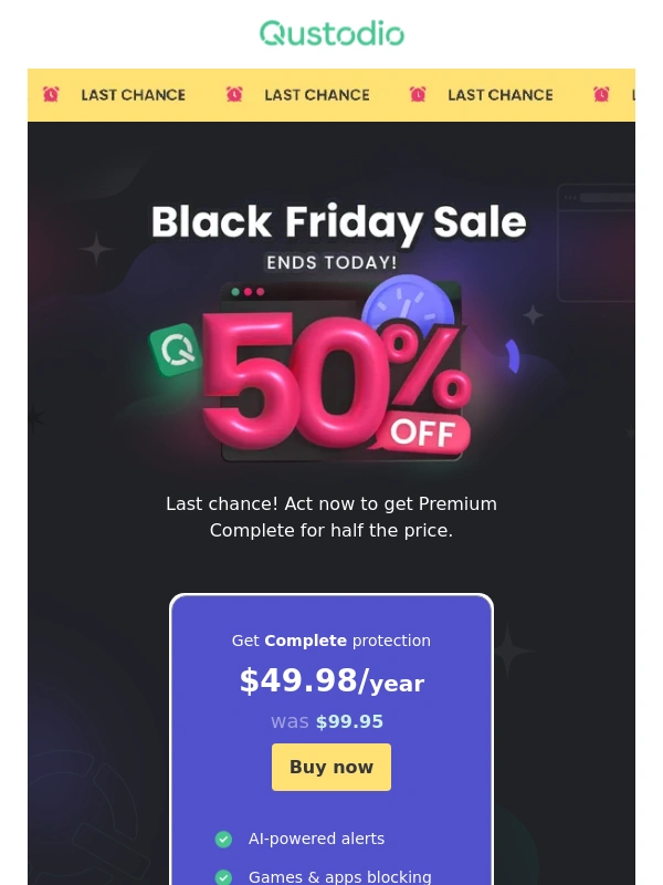 Qustodio - ⏰ Last chance for up to 50% off!