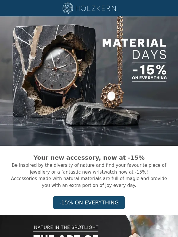 Holzkern - Holzkern Material Days: -15% on everything❗️