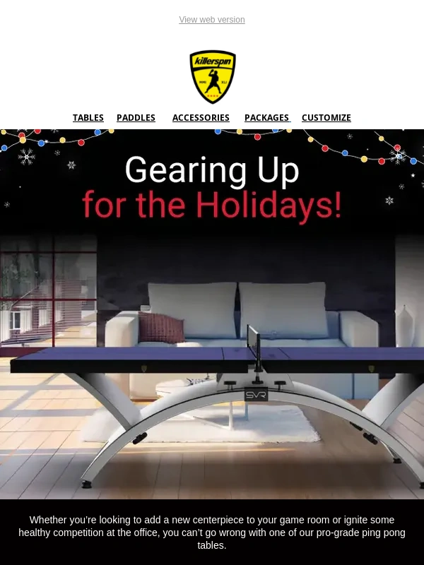 Killerspin - Wanna Make an Impact This Holiday Season? ?