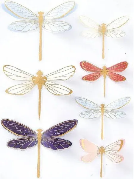 Rosie's Studio Bayfair Dragonfly Embellishments Spellbinders