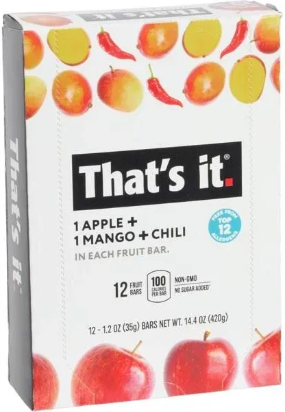 That's It Apple & Mango Fruit Bar