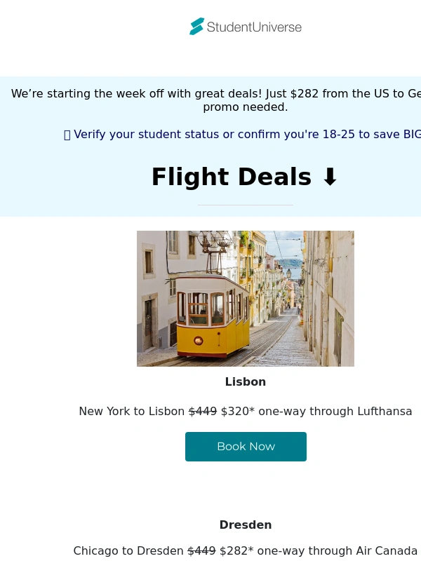 Student Universe - No Cap,visit Europe for only $282 this summer!