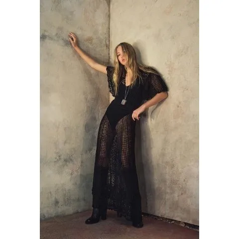 Zara CROCHET KNIT DRESS KATE MOSS X ZARA