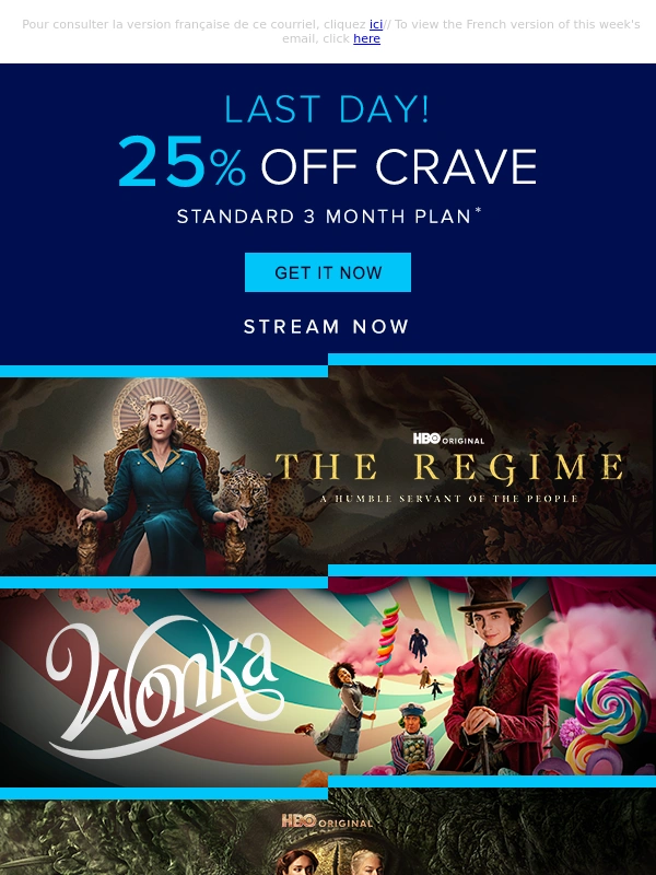 Crave.ca - Last Day! Get 25% Off Crave Standard