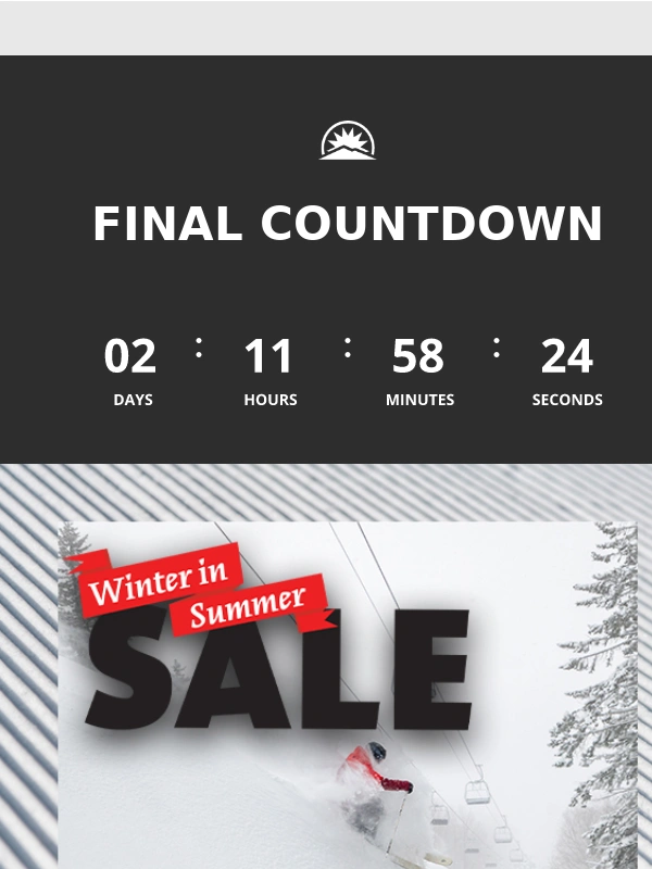 Sunday River - The Winter in Summer Sale Ends Tonight