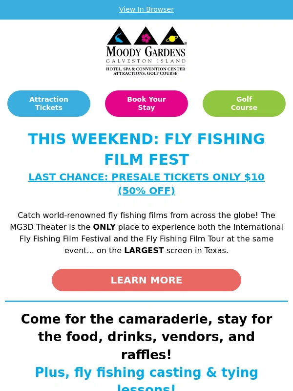Moody Gardens - Last Chance: 50% Off Weekend Fun
