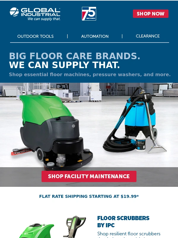 Global Industrial - High Performance National Brands Keep Floor Care Simple