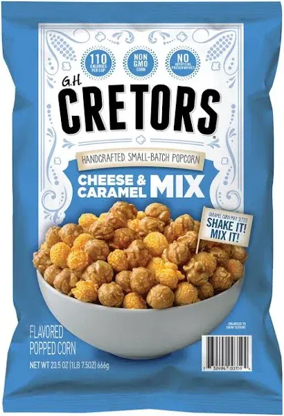 Cretors Cheese & Caramel Mix Popcorn