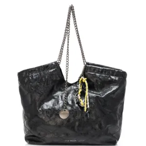 Steve Madden Patent Quilted Tote