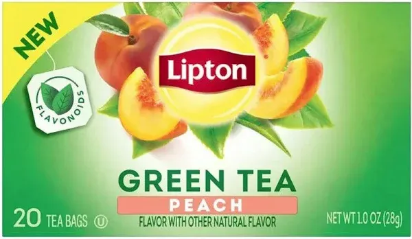 Cherry Valley Marketplace Lipton Green Tea Peach Tea Bags