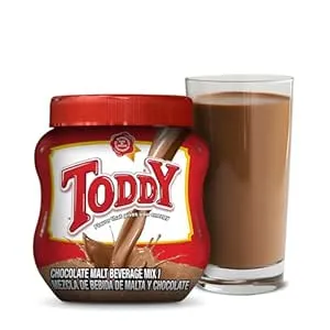 Toddy Chocolate Powder Drink Mix – Breakfast Shake with Vitamins and Proteins for Kids & Adults – Hot & Cold Beverage