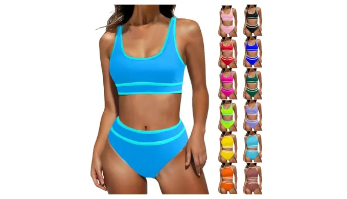 Swim Suits for Women 2025 Two Piece Swimsuit Women Tankini Swimsuits for Women Womens Swimsuits Two Piece Swimsuit for Women Two Piece Swimsuits for Women Womens Swimwear