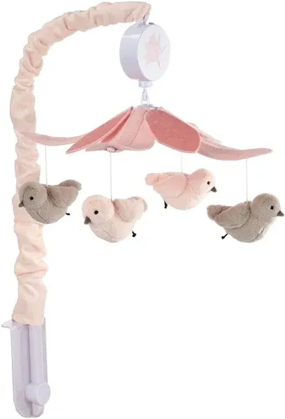 Lambs & Ivy Petals Musical Baby Crib Mobile Soother Toy
