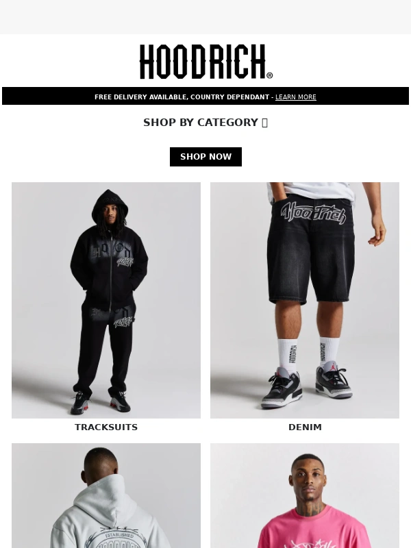 Hoodrich - SHOP BY CATEGORY ?