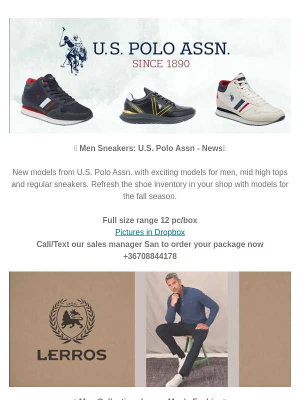 Dropbox - New Stocks for Men,Shoes & Clothes?