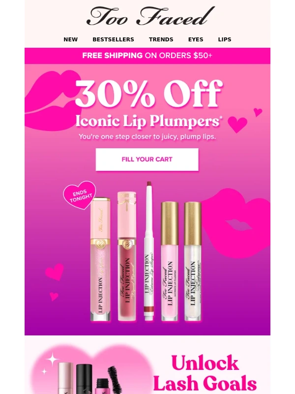 Too Faced - Last Chance @ 30% OFF