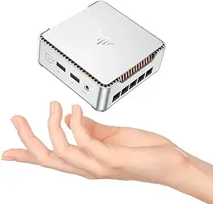 KAMRUI E2 Mini PC 11 Pro, 12th Gen Alder Lake- N97(up to 3.6GHz) Micro PC(Beat N150), 16GB RAM 512GB M.2 SSD, Desktop Computers Support 4K Display/USB3.2/WiFi/BT/Gigabit Ethernet Small Computer