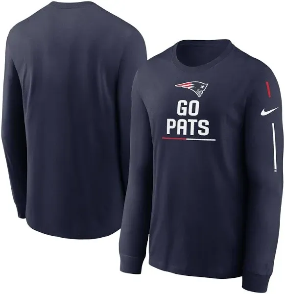 Nike Men's New England Patriots Team Slogan Long Sleeve T-Shirt