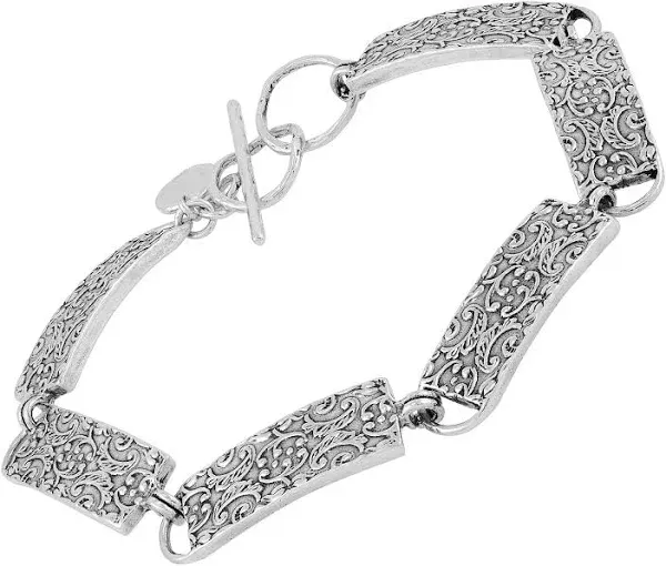 Silpada Sterling Silver Puzzle Bracelet