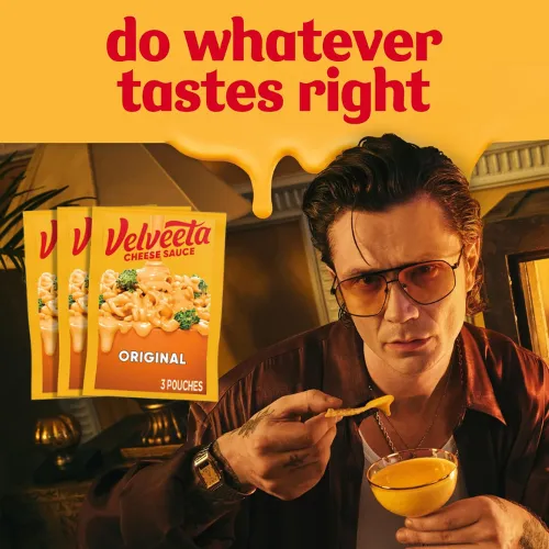 Velveeta Original Cheese Sauce Pouches, 3-Count as low as $2.30 After Coupon (Reg. $4) + Free Shipping – 77¢/4 oz Pouch
