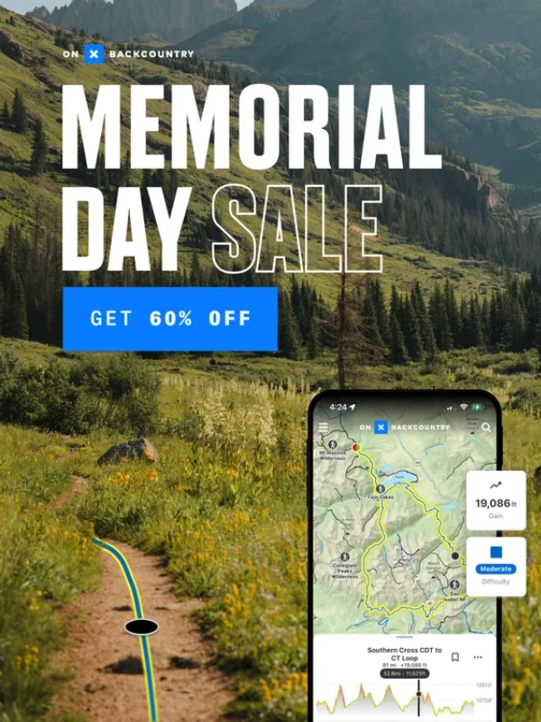 onX Maps - 60% Off—Plan Your Memorial Day Weekend Hike