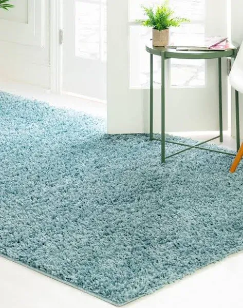 Unique Loom Davos Shag Collection Area Rug