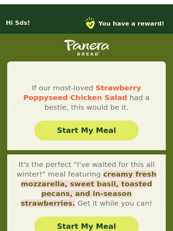 Panera Bread - Love SPS? Then you’ll love its new bestie ?