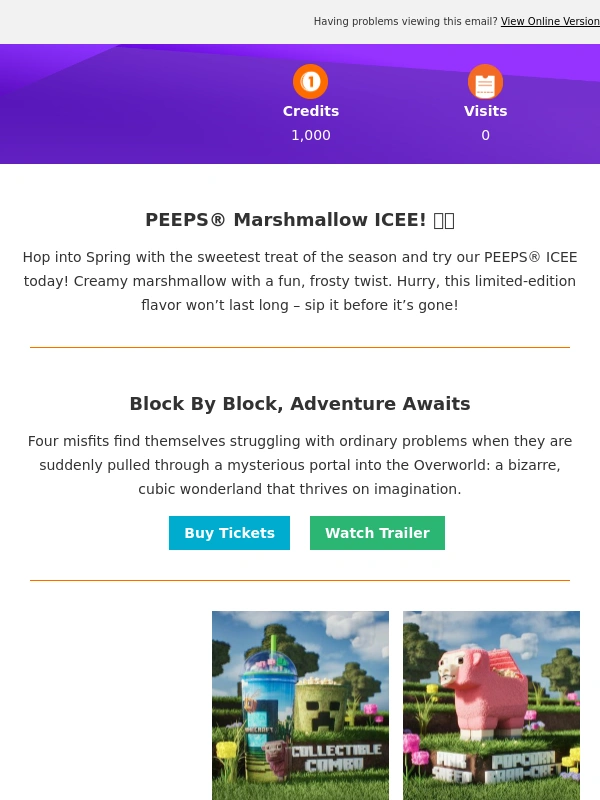 Regal Cinemas - Sdd,spring into sweetness with a PEEPS® ICEE! Available for a limited time