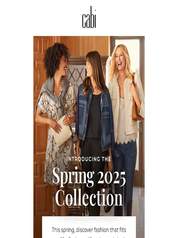 cabi - Our Spring ’25 Collection is finally here! ?