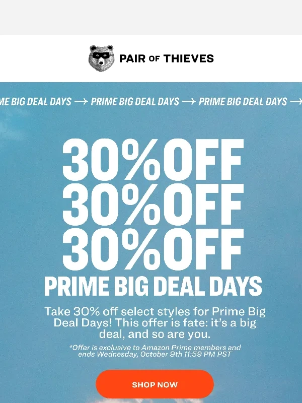 Pair of Thieves - Have you heard the news? 30% off!