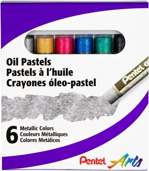 Pentel Arts Metallic Oil Pastels