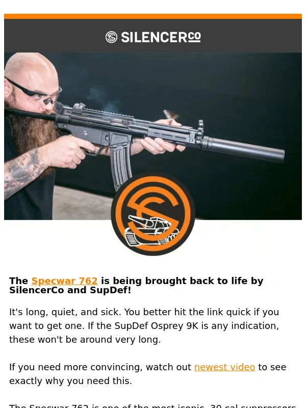 SilencerCo - Specwar 762 is LIVE!