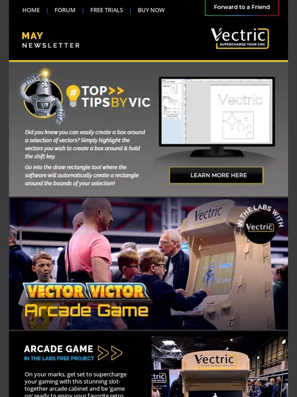 Vectric - Victor Arcade Game ?️ | Darbin Orvar Rotary Screwdriver Set ? | Dean Makes Maker Mallet Project ? | NEW K9 Models ?