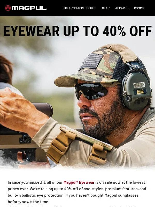 Magpul - 25-40% Off All Magpul® Eyewear