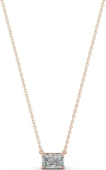 Clmence Diamond Pendant 14K Rose
