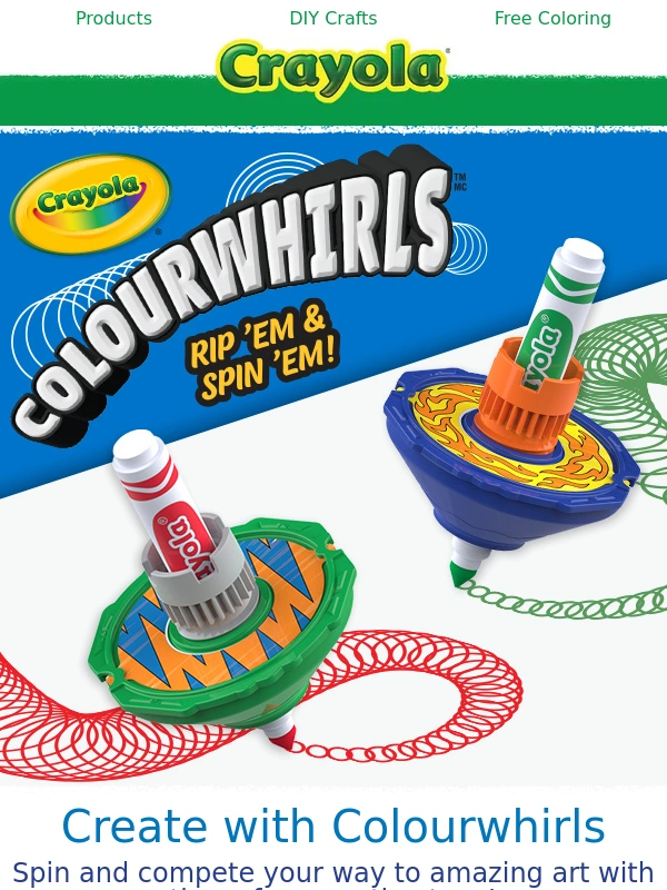 Crayola - Colourwhirls: A New Spin on Creativity