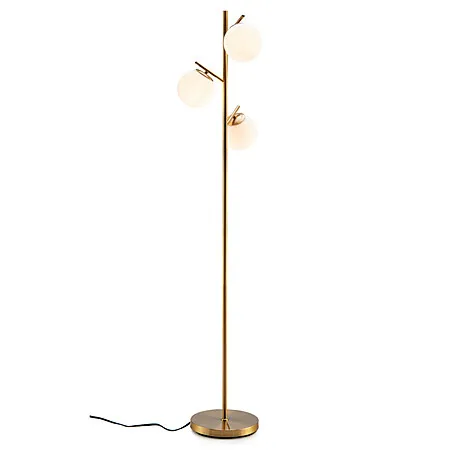Costway 3-Globe Floor Lamp with Foot Switch and Bulb Bases $68 + Free Shipping