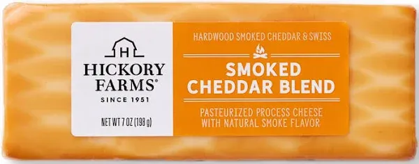 Hickory Farms Smoked Cheddar Blend Cheese