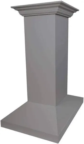 ZLINE 30 in. Convertible Vent Wooden Island Mount Range Hood