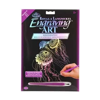 Royal Brush Holographic Foil Engraving Art Kit Jellyfish