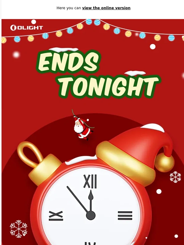 Olight Store - Final Call! Christmas Sale Ends Tonight!