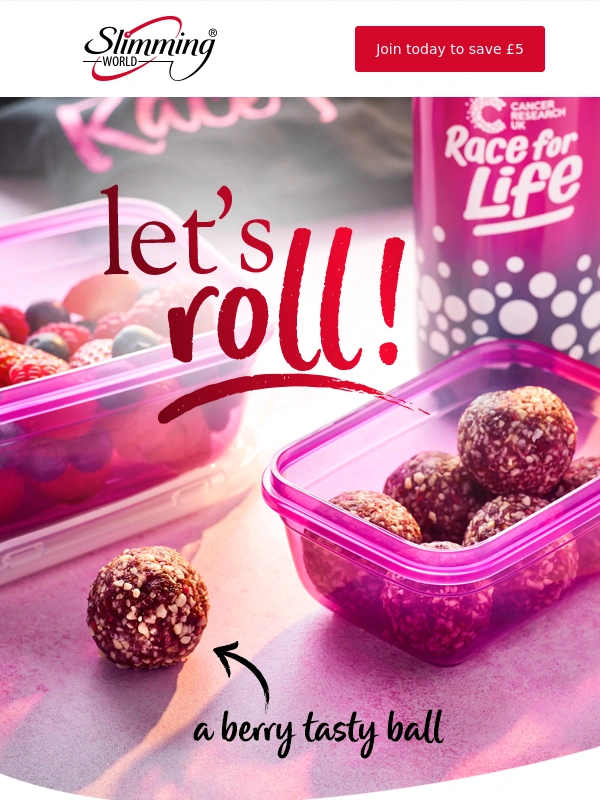 Slimming World - New! Raspberry & coconut balls
