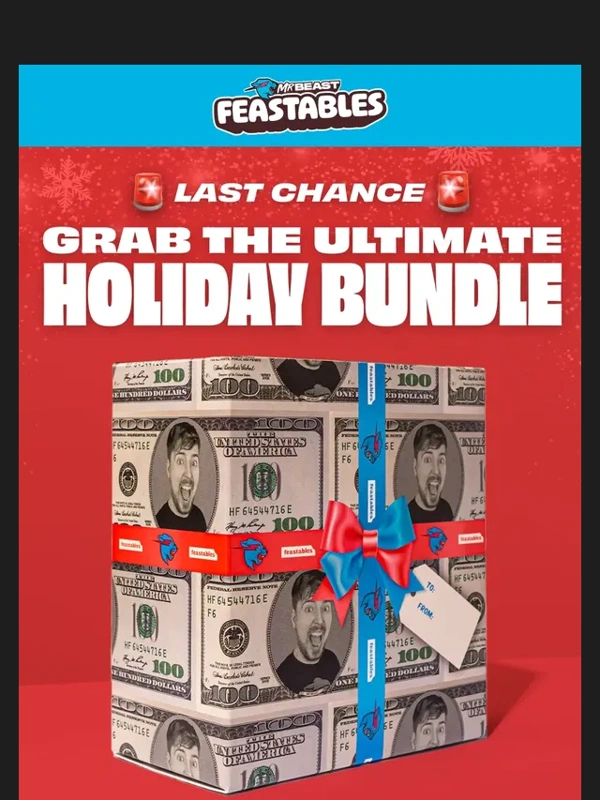 Feastables - Last chance to grab the Holiday Bundle ?