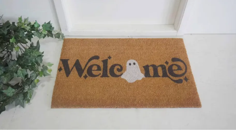 Halloween Ghost Welcome Doormat