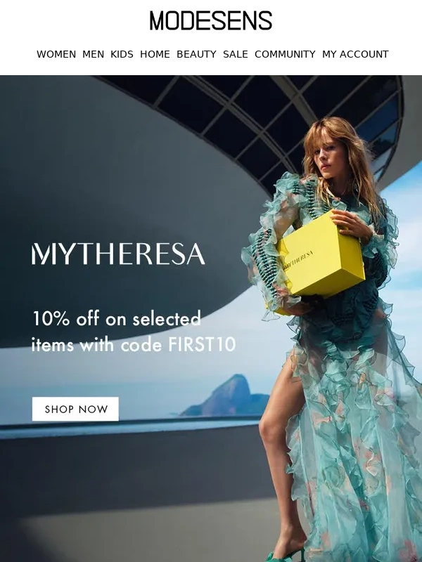 ModeSens - 10% off $500+ at Mytheresa with code FIRST10