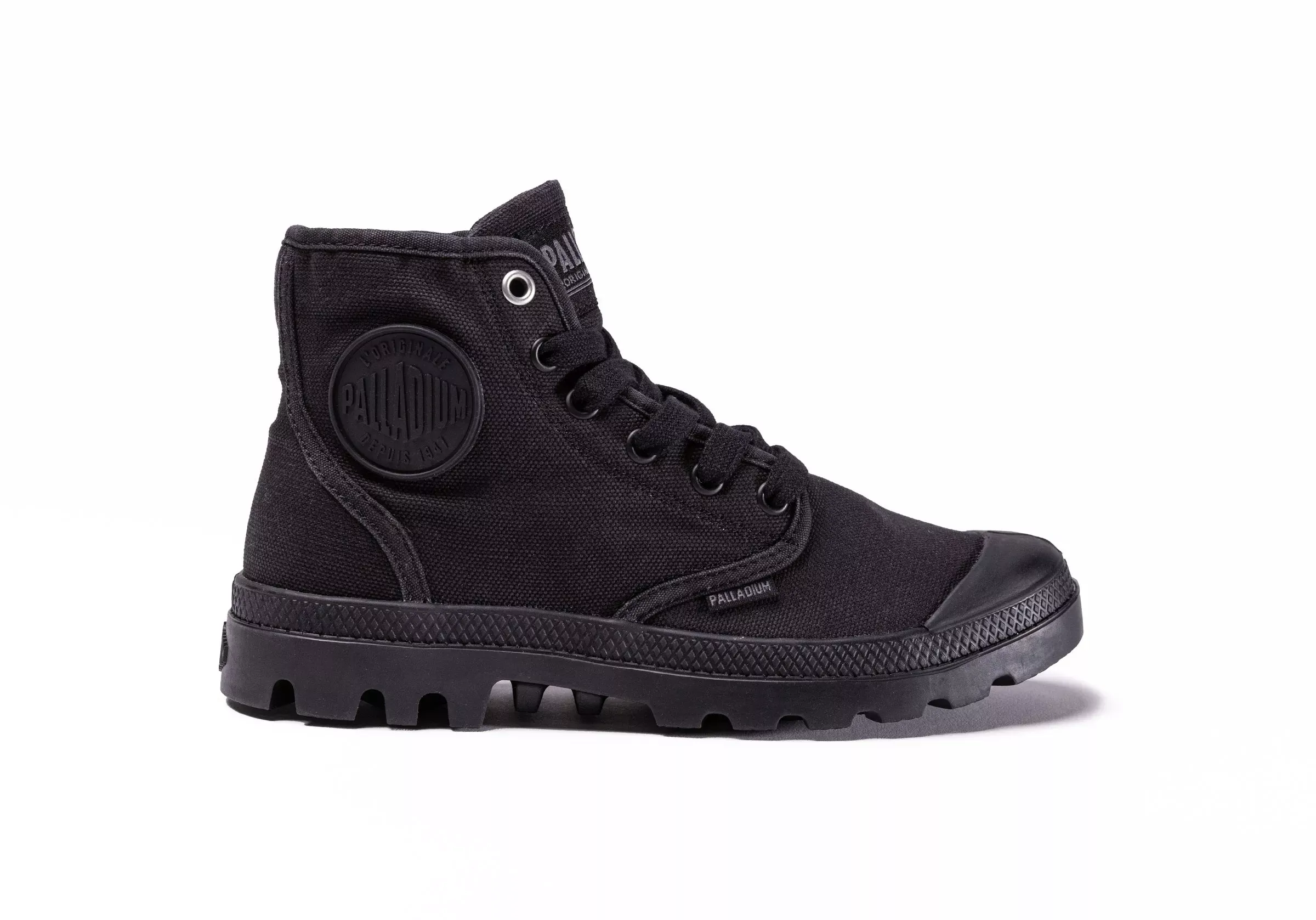 PALLADIUM-US Palladium Boots Varsity Pampa Hi V Black - BLACK - Size: 4