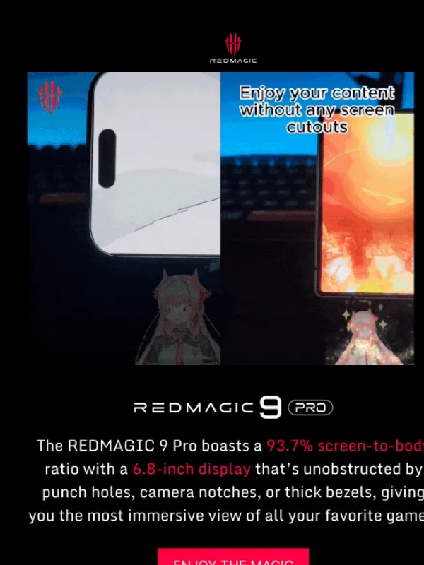 Red Magic - ?REDMAGIC 9 Pro’s True-Full Screen
