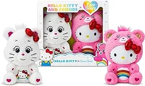 2-Piece 10" Hello Kitty x Care Bears: Hello Kitty Loves Cheer Bear Plush Collectible Set $9.97 + Free Shipping w/ Prime or on $35+